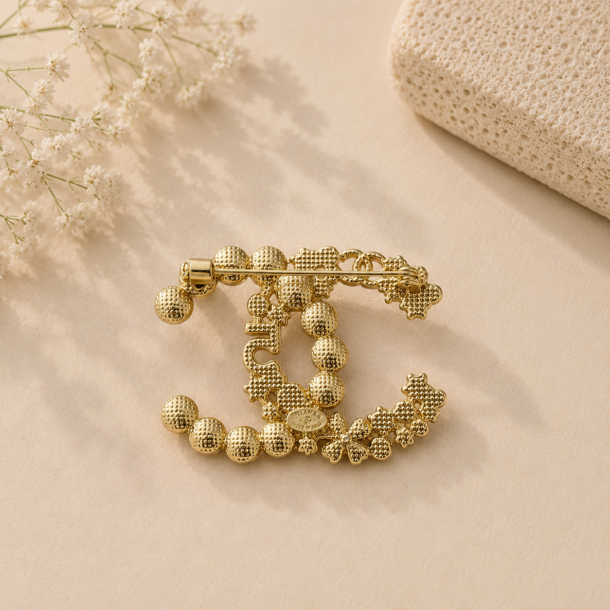 CC Flower Brooch