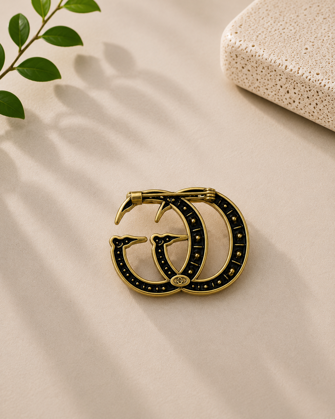 GG Pearl Brooch