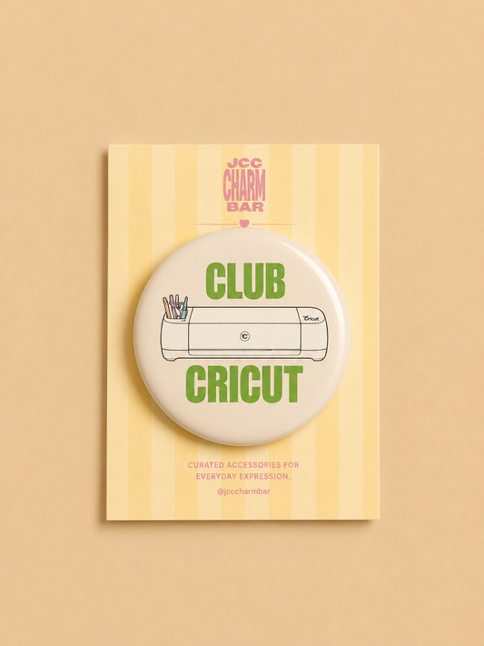 Club Cricut Pin | 2.25 inch