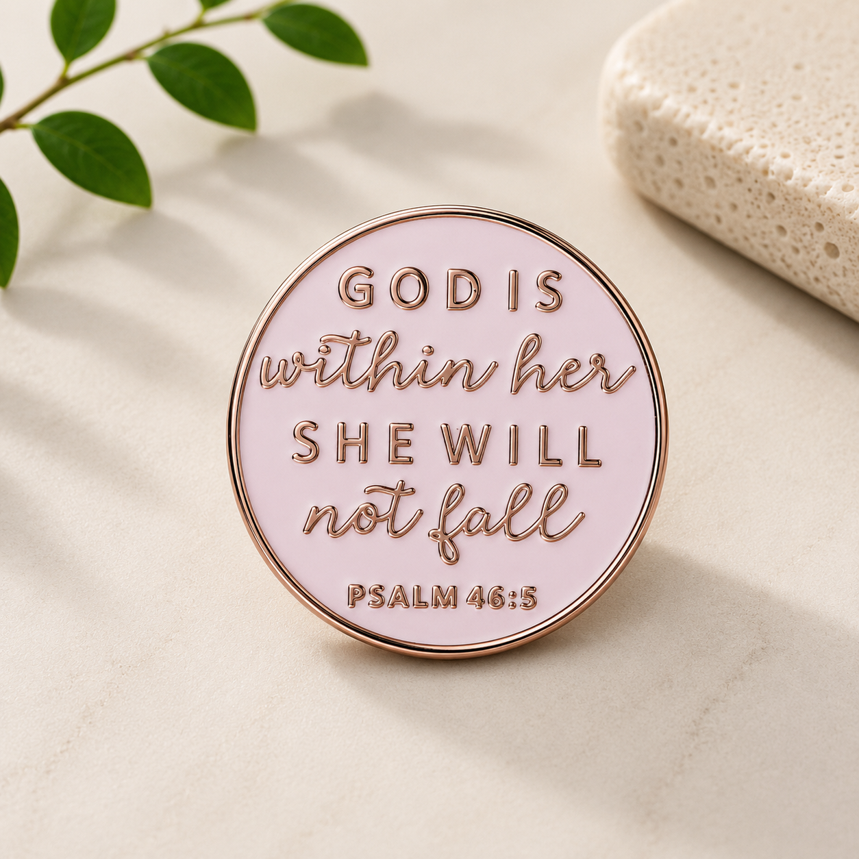 Psalms 46 (White & Gold)