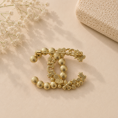 CC Flower Brooch